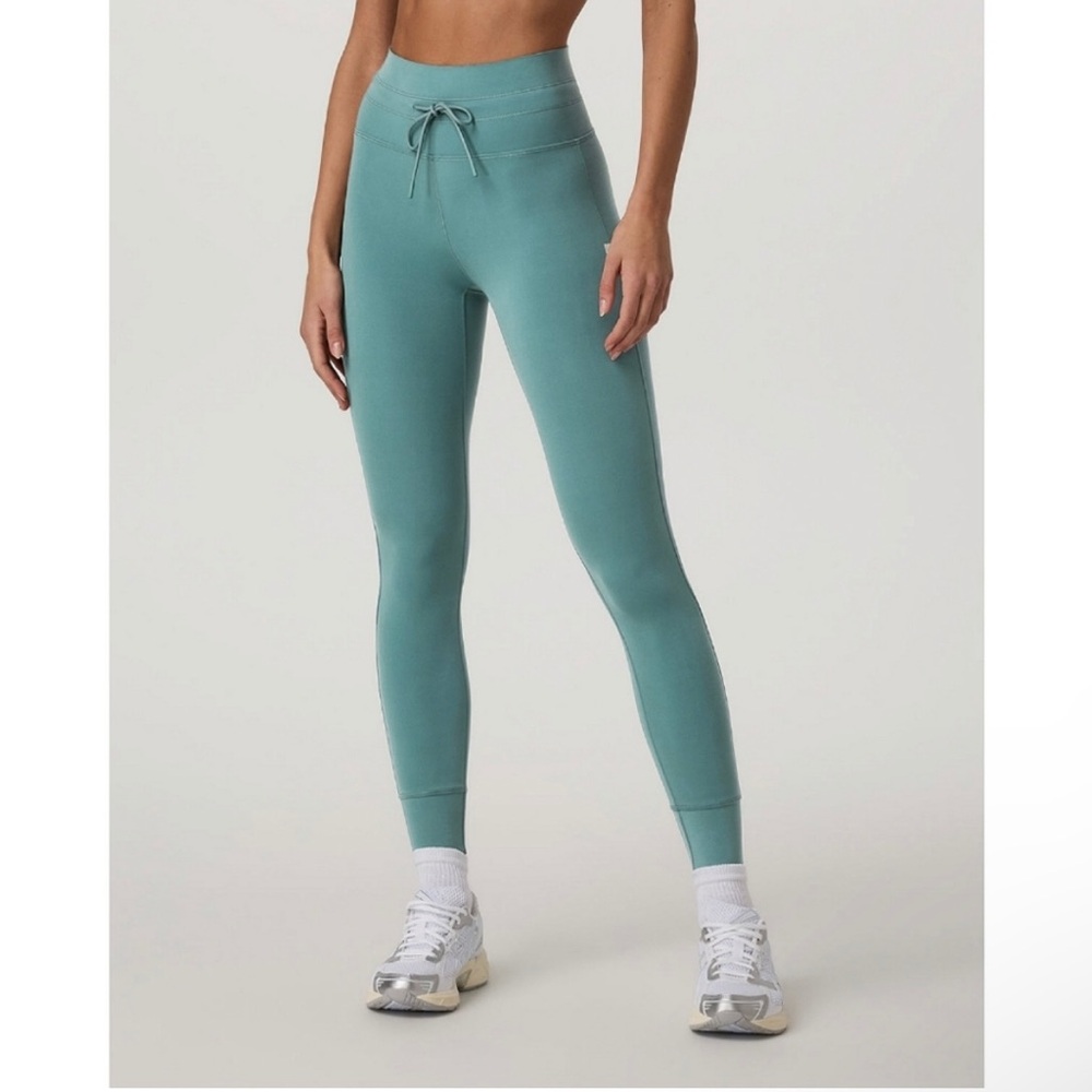 Vuori Daily Form Leggings Bluegrass XL -  Drawstring High Waist Soft Athleisure